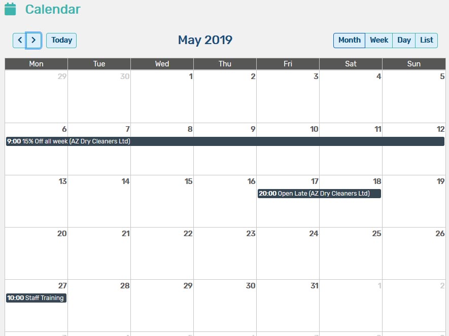 Follco.com Calendar
